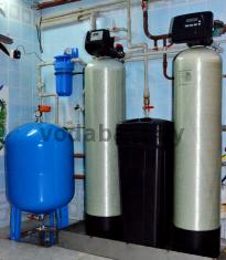Система очистки воды Ecomix и угольная станция с блоками Clack серии WS